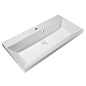 Тумба подвесная с раковиной из литьевого мрамора BelBagno AURORA 90 Bianco Lucido