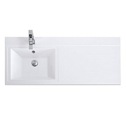 Раковина из литьевого мрамора, левосторонняя Belbagno BB1200/480-LV-MR-L