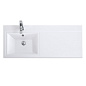 Раковина из литьевого мрамора, левосторонняя Belbagno BB1200/480-LV-MR-L