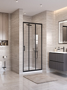 Душевая дверь BelBagno UNO-195-BF-3-100-C-NERO