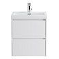 PIETRA MINI База под раковину подвесная с двумя выкатными ящиками, Bianco Lucido 494x395x535, PIETRA MINI-500-2C-SO-BL