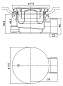 Акриловый поддон ассиметричный, правый CEZARES TRAY-A-RH-120/100-550-15-W-R