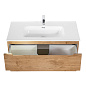 Тумба с раковиной подвесная Belbagno ETNA 900, Rovere Moro, 910х460х515, ETNA-900-2C-SO-RN-P/BB900ETL