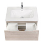 Тумба с раковиной подвесная Belbagno ETNA 700, Rovere Grigio, 710х460х515, ETNA-700-2C-SO-RG-P/BB700ETL