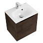 Тумба с раковиной подвесная Belbagno ETNA 500, Rovere Moro, 496x392x400, ETNA-500-1A-SO-RW-P-R/BB1923-500