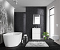 Тумба напольная с раковиной из литьевого мрамора BelBagno ALBANO 60 Bianco Lucido