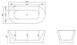 Ванна акриловая отдельностоящая Belbagno BB405-1700-800