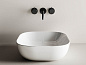 Умывальник чаша накладная квадратная Ceramica Nova Element 415*415*145мм
