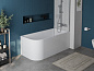 Ванна акриловая угловая правая Belbagno BB712-1700-730-R