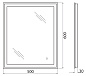 Зеркало BelBagno SPC-GRT-500-600-LED-TCH