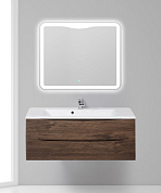 Тумба с раковиной подвесная BelBagno Marino 1200, Rovere Moro, 1200x450x500, MARINO-1200-2C-SO-RW-P/BB1200/450-LV-MR-PR
