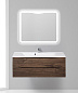 Тумба с раковиной подвесная BelBagno Marino 1200, Rovere Moro, 1200x450x500, MARINO-1200-2C-SO-RW-P/BB1200/450-LV-MR-PR