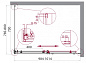 Душевой уголок BELBAGNO ACQUA-AH-1-100/80-C-Cr