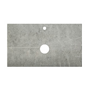 Столешница из керамогранита под накладную раковину Belbagno 800x460 Marmo Grigio Lucido KEP-80-MGL