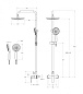 Душевая стойка CEZARES STYLUS-CD-IN