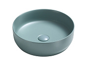 Умывальник чаша накладная круглая (цвет Зеленый Матовый) Ceramica Nova Element 390*390*120мм