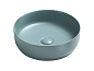 Умывальник чаша накладная круглая (цвет Зеленый Матовый) Ceramica Nova Element 390*390*120мм