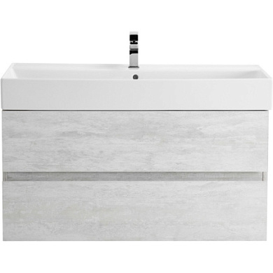 MOLVENO 46 База под раковину подвесная с двумя выкатными ящиками, Legno Bianco, 800x460x500, MOLVENO 46-80-2C-SO-LB