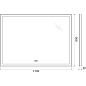 Зеркало BelBagno SPC-GRT-1100-800-LED-TCH-WARM