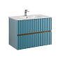 ELEGANT База под раковину подвесная с двумя выкатными ящиками, 80 см AM-ELEGANT-800-2C-SO-NG-P ниагара