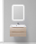 Тумба с раковиной подвесная BelBagno Marino 800, Rovere Grigio, 800x450x500, MARINO-800-2C-SO-RG-P/BB800/450-LV-MR-AST
