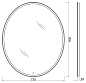 Зеркало BelBagno SPC-VST-750-900-LED-TCH