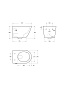 Унитаз подвесной с сиденьем, функцией биде и смесителем и смывом ТОРНАДО BelBagno МАРИНА (MARINO) BB7026CH-TOR-BS/SC