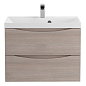 Тумба с раковиной подвесная BelBagno Marino 700 Rovere Grigio, 700x450x500, MARINO-700-2C-SO-RG-P/BB700/450-LV-MR-AST