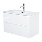 Тумба с раковиной подвесная Belbagno ETNA 39-800, Bianco Lucido, 810х390х515, ETNA39-800/390-2C-SO-BL-P/BB800/390ETL