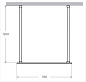 Душевая перегородка CEZARES LIBERTA-L-2-115-120-C-Cr