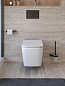 Унитаз подвесной безободковый с сиденьем и смывом ТОРНАДО BelBagno СТРУКТУРА (KRAFT-TOR) BB7106CH-TOR/SC