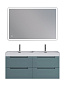 Тумба с керамической раковиной подвесная BelBagno ЭТНА (ETNA) 120 Голубой Матовый ETNA-1200-4C-SO-2-AO с раковиной BB-8078-120-2