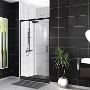 Душевая дверь в нишу BELBAGNO UNO-195-BF-1-130-C-NERO