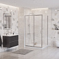 Душевой уголок BELBAGNO UNO-195-AH-1-120/80-C-Cr