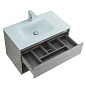 Тумба с раковиной подвесная Belbagno KRAFT 800, Cemento Grigio, 800x460x500, KRAFT-800-1C-SO-CG/BB810/465-LV-VTR-BO