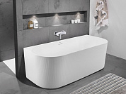 Ванна акриловая пристенная матовая Belbagno BB412-1700-800-MATT