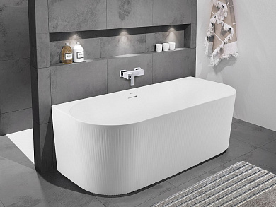 Ванна акриловая пристенная Belbagno BB412-1700-800
