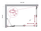 Душевой уголок BelBagno LUCE-AH-21-120/80-P-Cr