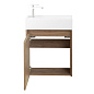 Тумба с раковиной подвесная Belbagno KRAFT MINI 500, Rovere Tabacco, 494х256х500, KRAFT MINI-500/260-1A-SO-RT-L/7045-KL