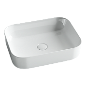 Умывальник чаша накладная прямоугольная Ceramica Nova Element 500*390*130мм