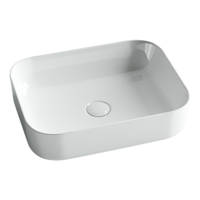 Умывальник чаша накладная прямоугольная Ceramica Nova Element 500*390*130мм