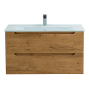 Тумба с раковиной подвесная Belbagno ETNA 1000, Rovere Nature, 1010х460х515, ETNA-1000-2C-SO-RN-P/BB1010/465-LV-VTR-BL