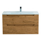 Тумба с раковиной подвесная Belbagno ETNA 1000, Rovere Nature, 1010х460х515, ETNA-1000-2C-SO-RN-P/BB1010/465-LV-VTR-BL