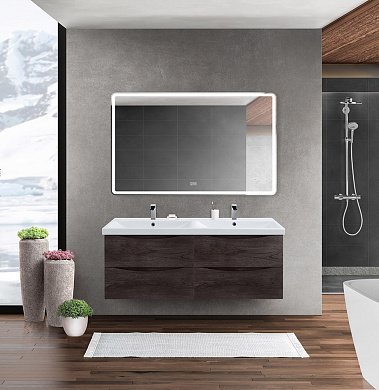 MARINO-CER База под раковину подвесная, Rovere Nature Grigio, MARINO-CER-1200-4C-SO-2-RNG-P