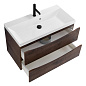 Тумба с раковиной подвесная BelBagno Marino 900, Rovere Moro, 900x450x500, MARINO-900-2C-SO-RW-P/BB900/450-LV-MR-AST