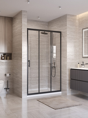 Душевая дверь BelBagno UNO-195-BF-3-120-C-NERO
