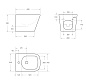 Биде подвесное BelBagno ФАКЕЛ (ARDENTE-R) BB0520BH