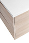 Тумба с раковиной подвесная BelBagno Marino 1100, Rovere Grigio, 1100x450x500, MARINO-1100-2C-SO-RG-P/BB1100/450-LV-MR-PR