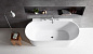 Ванна акриловая пристенная Belbagno BB409-1700-800