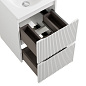 Тумба с раковиной подвесная BelBagno UNO-MINI-400-2C-SO-BO Белый матовый, раковина белая BB-8099-3-40